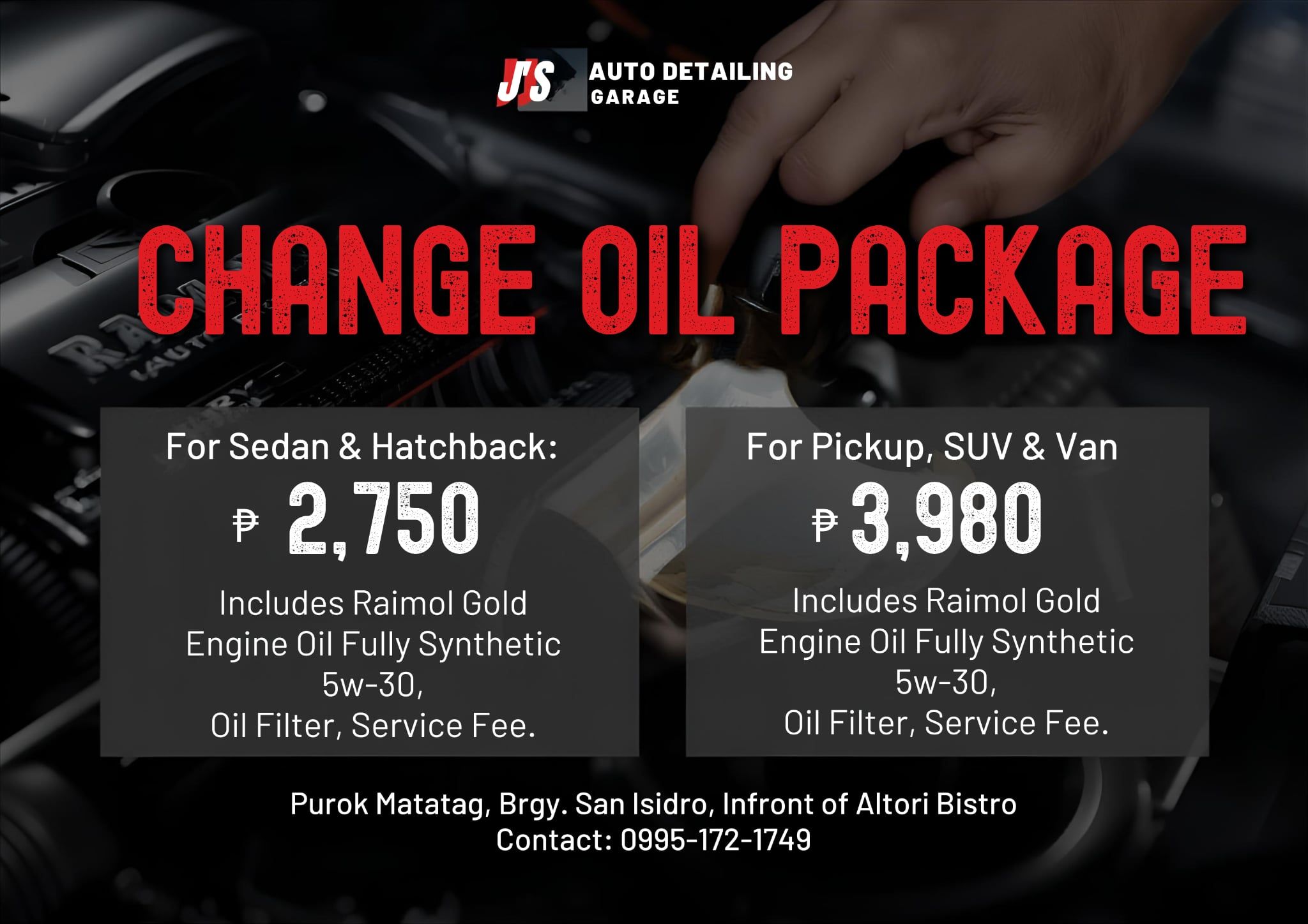 Change Oil Package