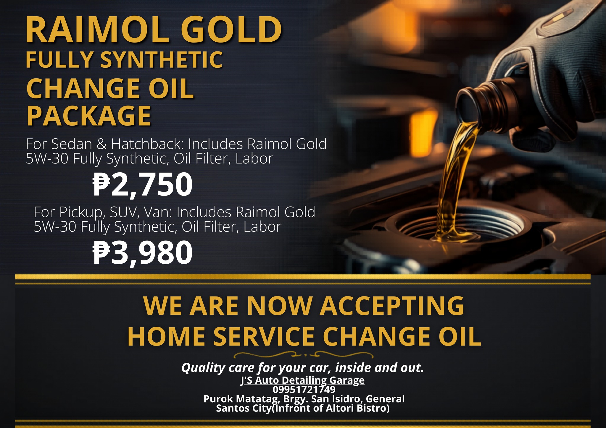 Raimol Gold Change Oil